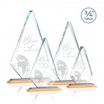 Logo Branded Windsor Award - Bamboo/Black