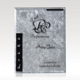 Promotional Silver Risk Taker - Silver Leaf Plaque 9x12