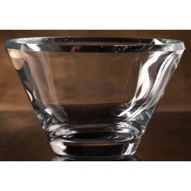 Custom Etched Martini Award Bowl. Non-Lead Crystal.