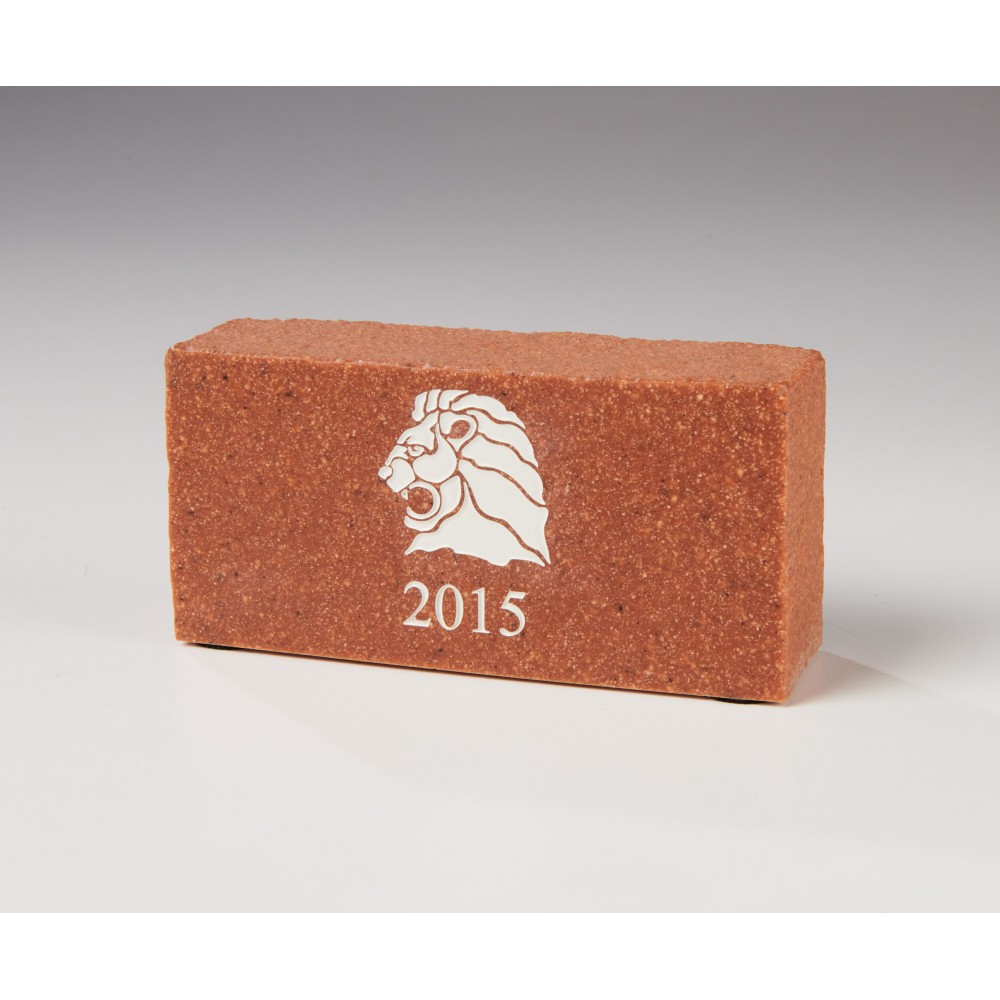 Custom Medium Brick Desk Award - 4.5"