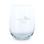 Promotional 17 Oz. Stemless Wine Glass - Etched