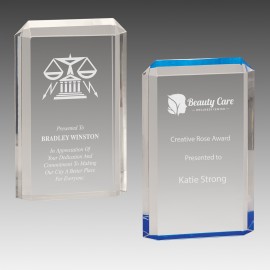 Logo Branded 4.75" x 7.5" Clear Premier Acrylic