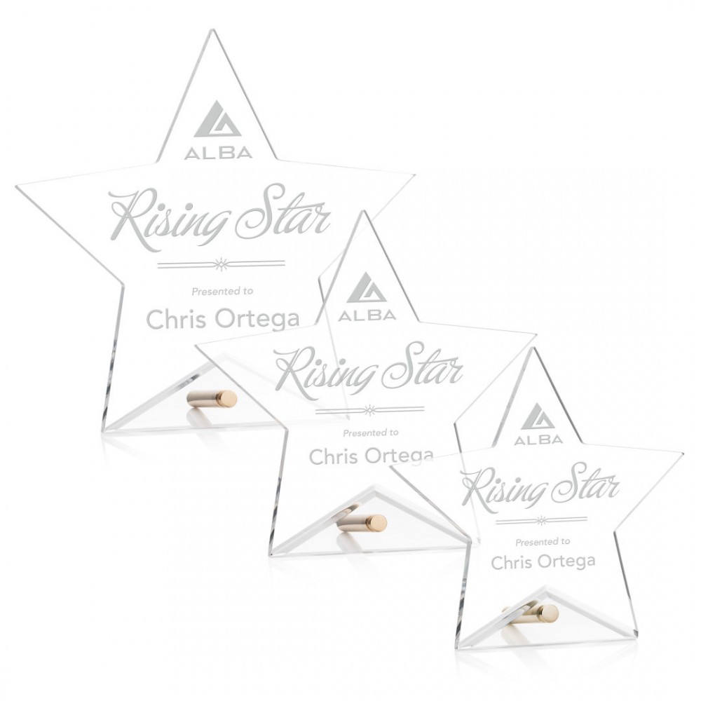Personalized Polaris Star Award - Gold