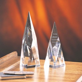 Customized 10" Apex Crystal Award  Customized 10" Apex Crystal Award