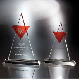 9" Encounter Crystal Award with Logo  9" Encounter Crystal Award with Logo