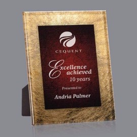 Promotional Hereford Award - Gold/Burgundy 8"x11"