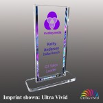 Custom Medium Vertical Rectangle Shaped Ultra Vivid Acrylic Award