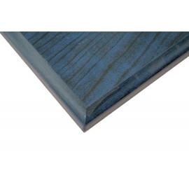 Personalized Economy Blue Wood Grain Plaque (5"x7")