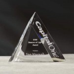 Personalized Triad Award - Acrylic 7"x6"x1"