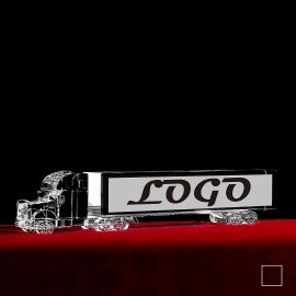 Container Car Model Crystal Crafts with Logo  Container Car Model Crystal Crafts with Logo