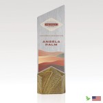 Promotional Wood & Aluminum Award - High Rise 11"