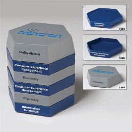 Hex Perpetual Award Topper with Logo