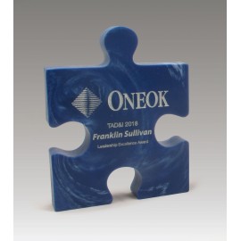 Jigsaw Desk Award with Logo  Jigsaw Desk Award with Logo