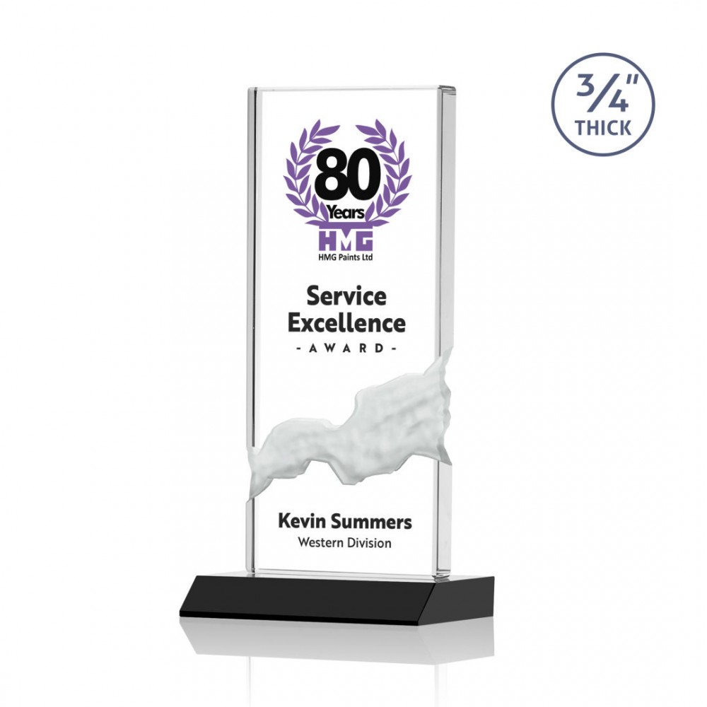 VividPrint Award - Poole/Black 9" Custom Etched VividPrint Award - Poole/Black 9" Custom Etched