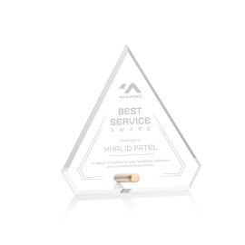 Promotional Polaris Diamond - Acrylic/Gold 5" High