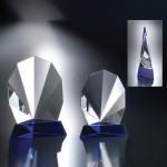 Custom Etched 7 1/2" Fandango Crystal Award