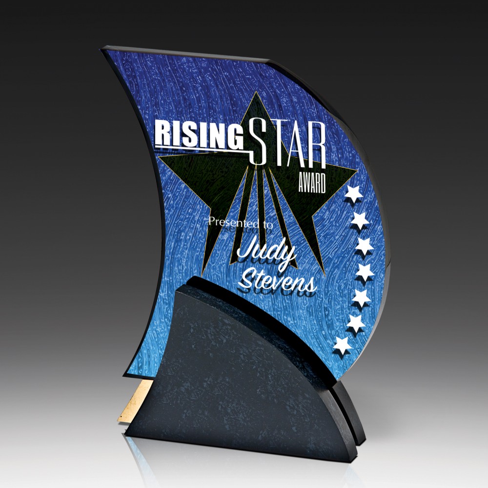 Promotional Acrylic Award Charcoal Contour Promotional Acrylic Award Charcoal Contour