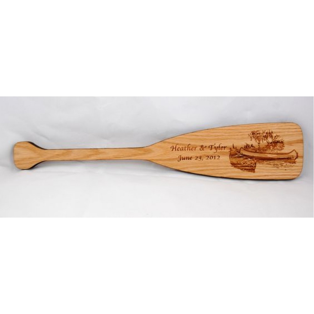 Custom 3.825" x 24" - Promotional Hardwood Paddles - Engraved - USA-Made