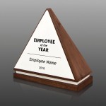 Wood Metal Award - Vertex with Logo