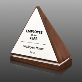 Wood Metal Award - Vertex with Logo
