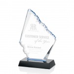 Personalized Reddington Award - Acrylic/Blue 10"