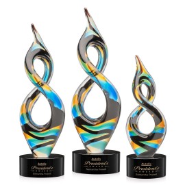 Customized Cosenzo Award on Marvel Base - Black