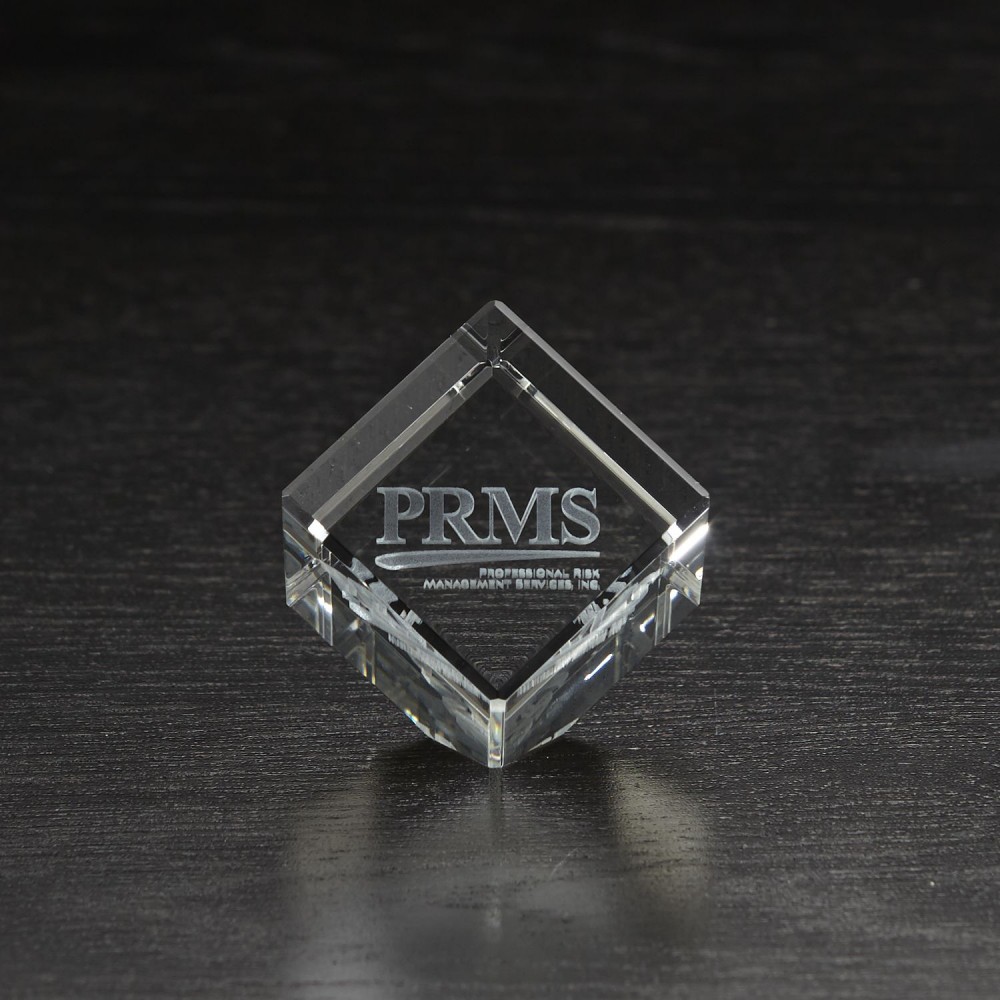 Logo Branded Small Jewel Cube 3D Crystal Award Logo Branded Small Jewel Cube 3D Crystal Award