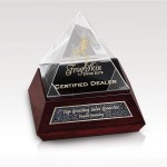 Crystal Award - Optic Mariposa with Logo