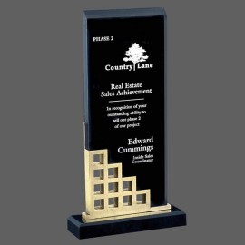 Lisbon Award - 10" Gold with Logo