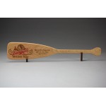 Promotional 1" x 4" - Hardwood Paddle Stands - Laser Engraved - USA-Made