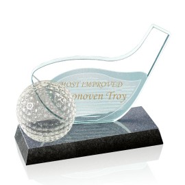 Golf Driver & Ball Award with Logo