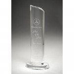 Personalized Tower Glass Award - 10 "