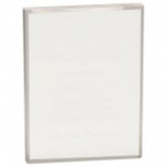 Custom Etched 6" x 8" Clear Rectangle Acrylic