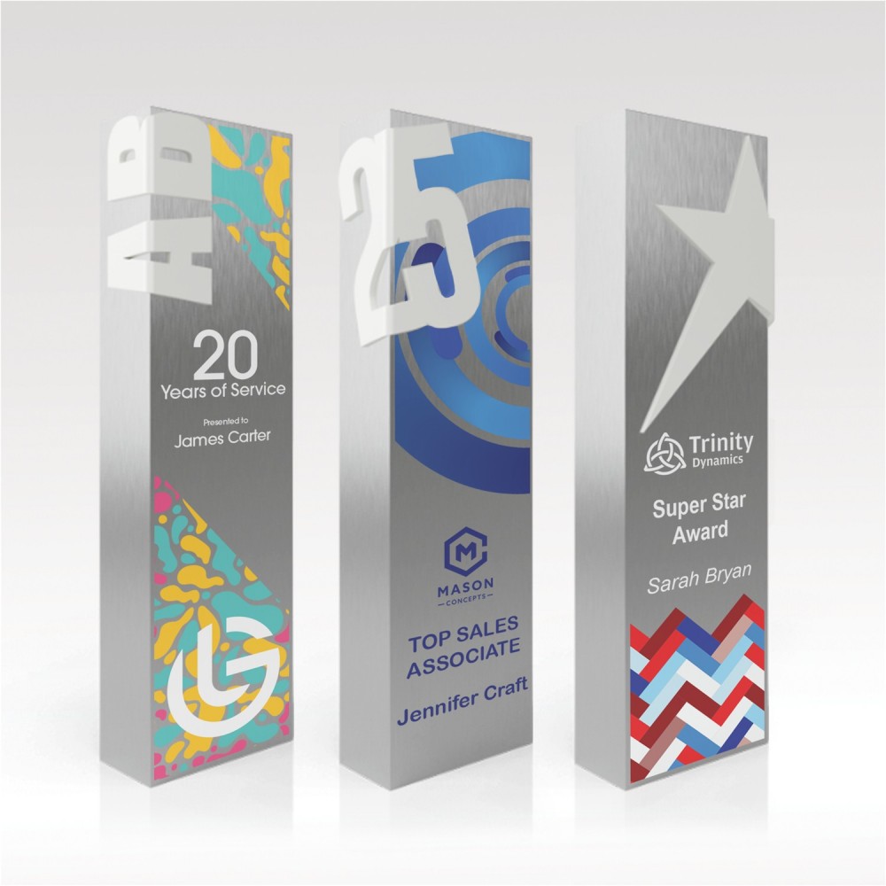 Rectangular Aluminum 9" with Logo Rectangular Aluminum 9" with Logo