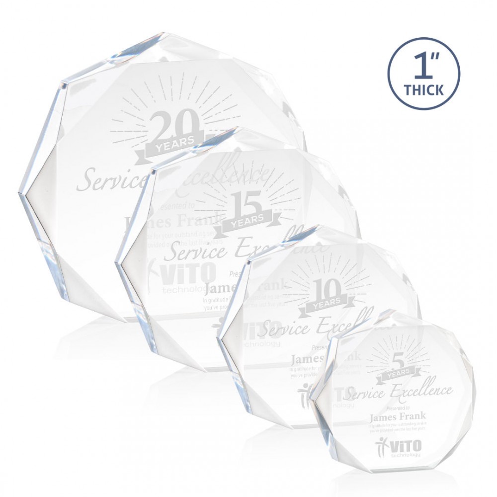 Piedmont Award - Clear with Logo