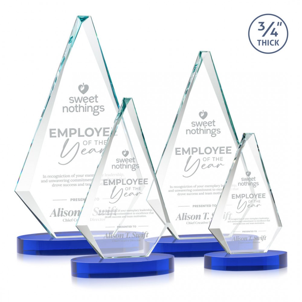 Promotional Windsor Award on Alberton Base - Blue Promotional Windsor Award on Alberton Base - Blue