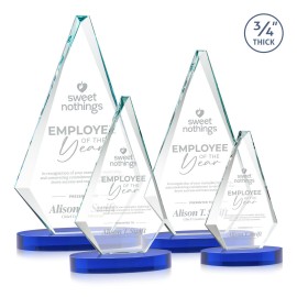 Promotional Windsor Award on Alberton Base - Blue  Promotional Windsor Award on Alberton Base - Blue
