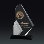 Personalized Aria 4 Crystal Award