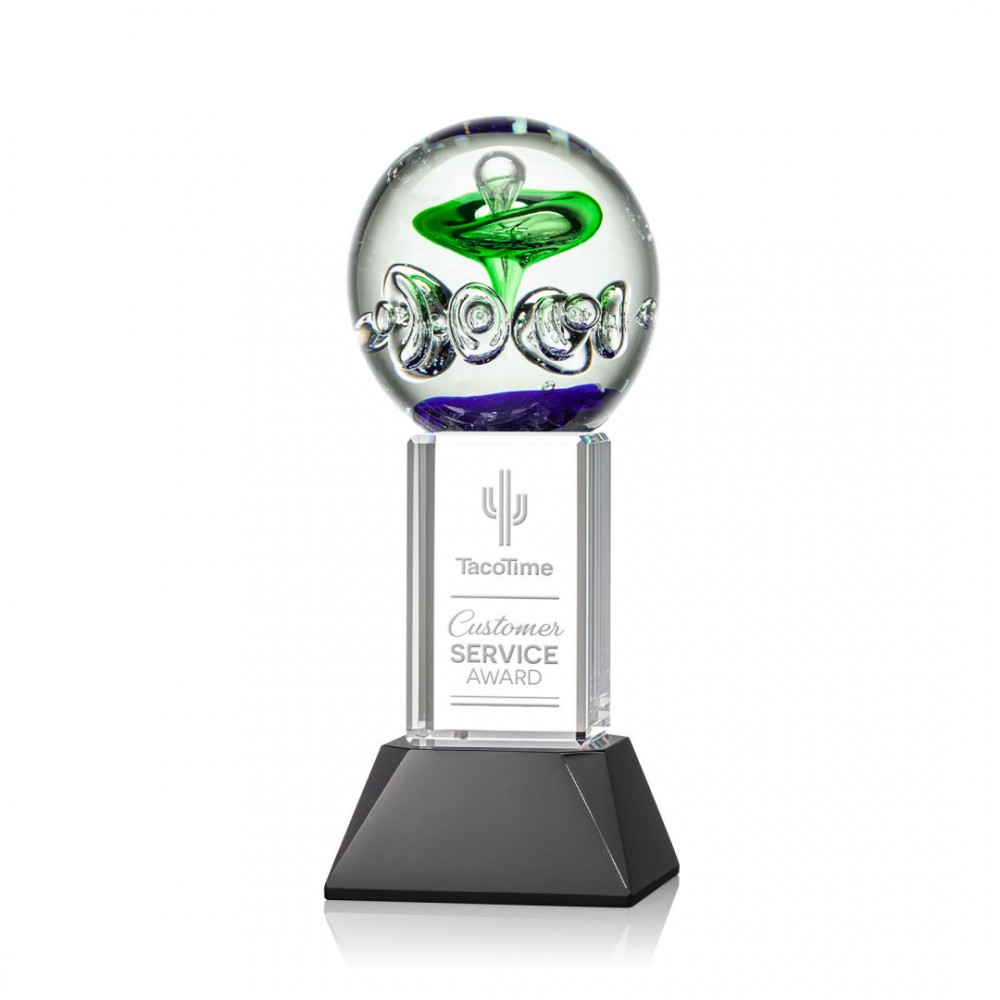 Aquarius Award on Stowe Black - 10" High with Logo