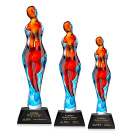 Venus Award on Sheffield Base - Black with Logo