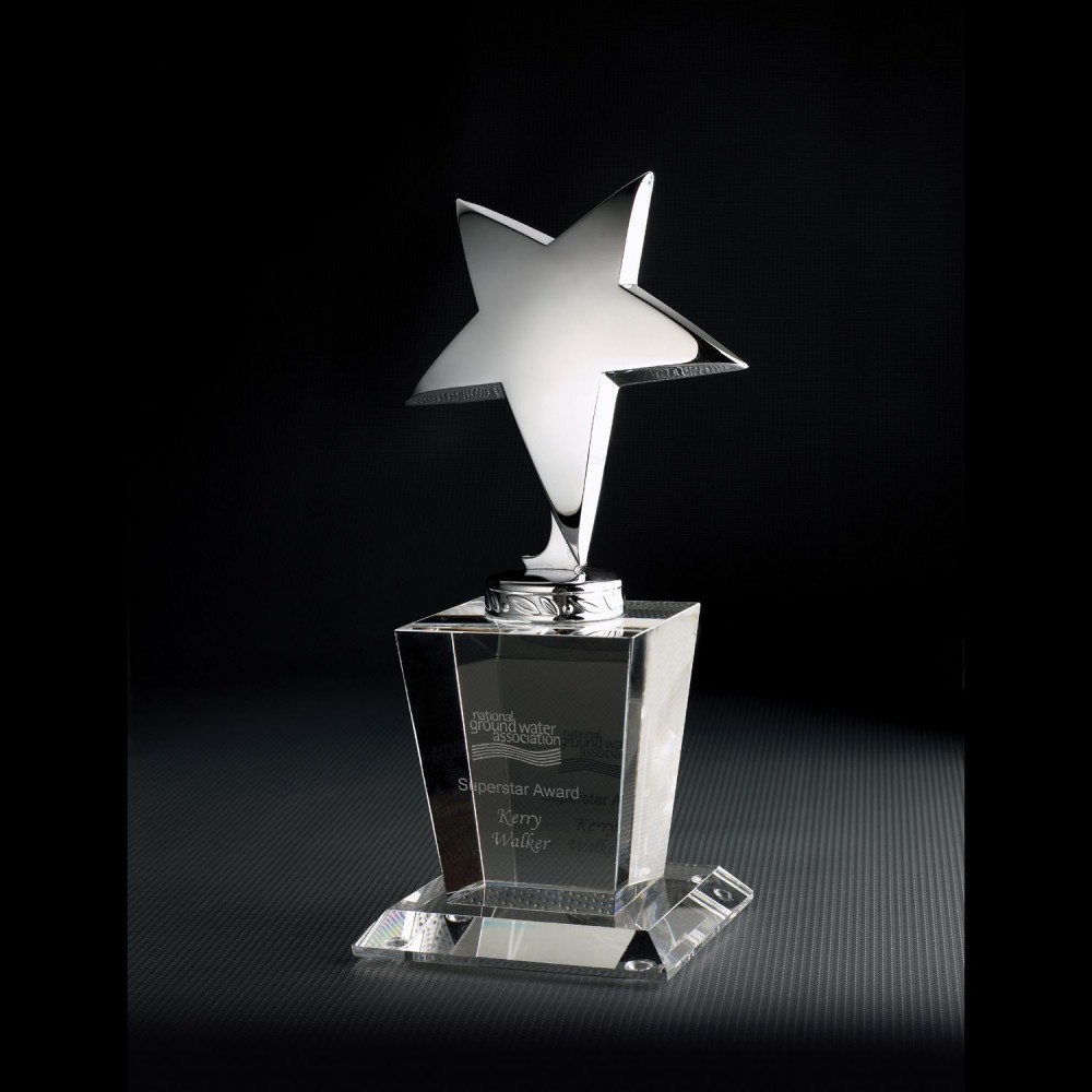 North Star Optically Perfect Award Custom Etched North Star Optically Perfect Award Custom Etched