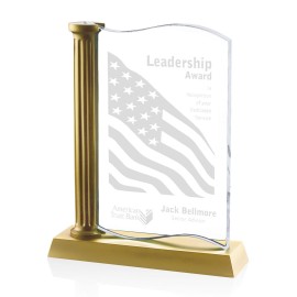 Westchester Award - Jade/Gold 9" with Logo  Westchester Award - Jade/Gold 9" with Logo