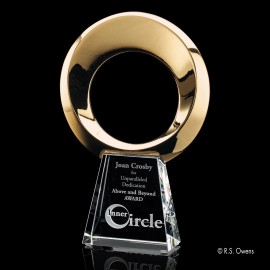 Boundless Award - Gold/Optical 12" with Logo