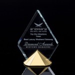 Personalized Celestial Award - Starfire/Gold 9"