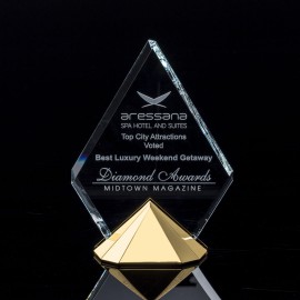 Personalized Celestial Award - Starfire/Gold 9"  Personalized Celestial Award - Starfire/Gold 9"
