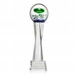 Aquarius Award on Grafton Clear - 14" High with Logo