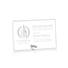 Personalized Polaris Rectangle (H) - Acrylic/Silver 4"x6"