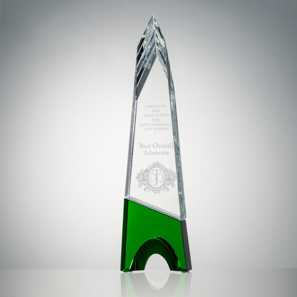 Personalized Escadrille Award - Optical/Green 14"