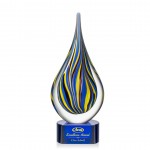 Custom Calabria Award on Blue Base - 13"
