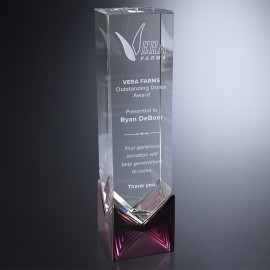 Hampton Purple Award 9-1/2" with Logo  Hampton Purple Award 9-1/2" with Logo